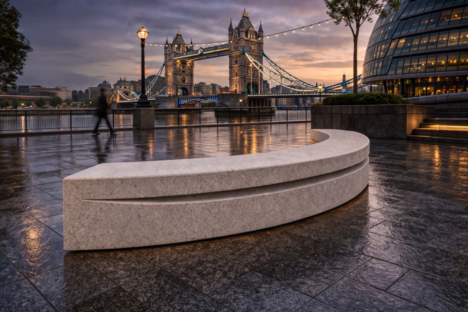 Système d'assises étagées Beaton Strata dans le centre de Londres