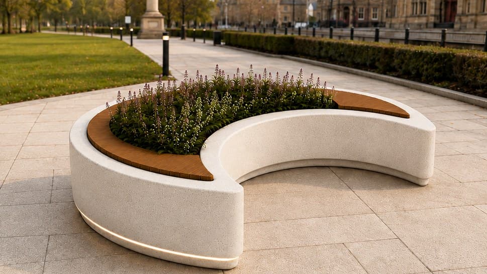 Mobilier Cresa dans le paysage