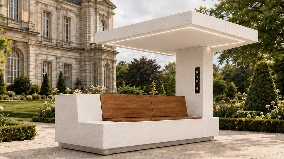 Mobilier Norden dans le paysage