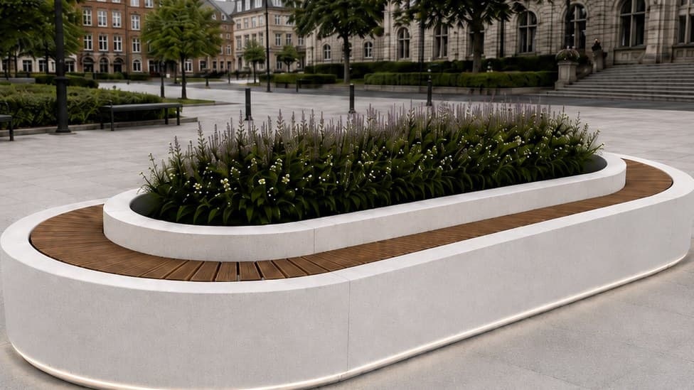 Mobilier Ovena dans le paysage