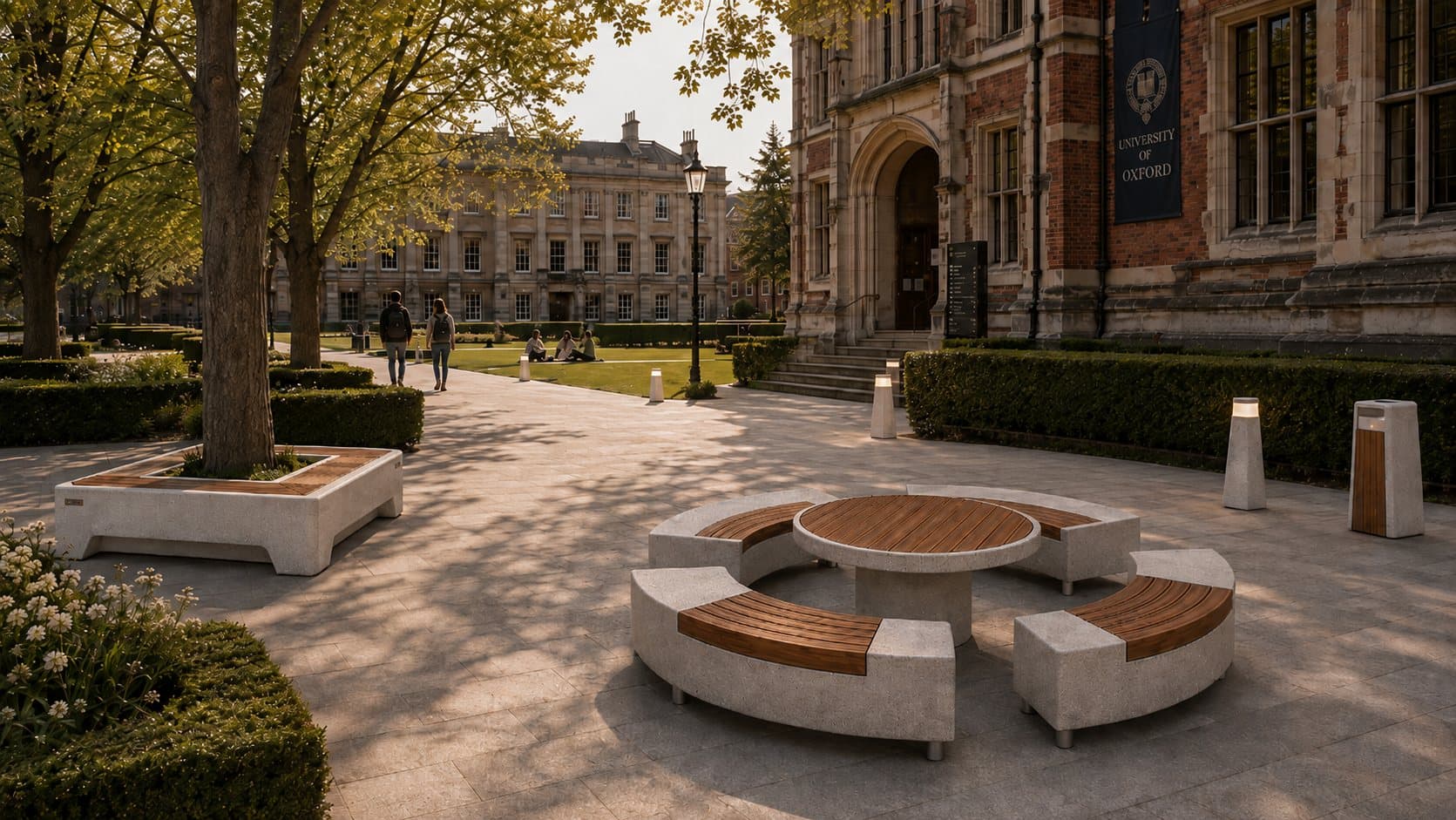 Mobilier urbain Beaton en écoles et campus