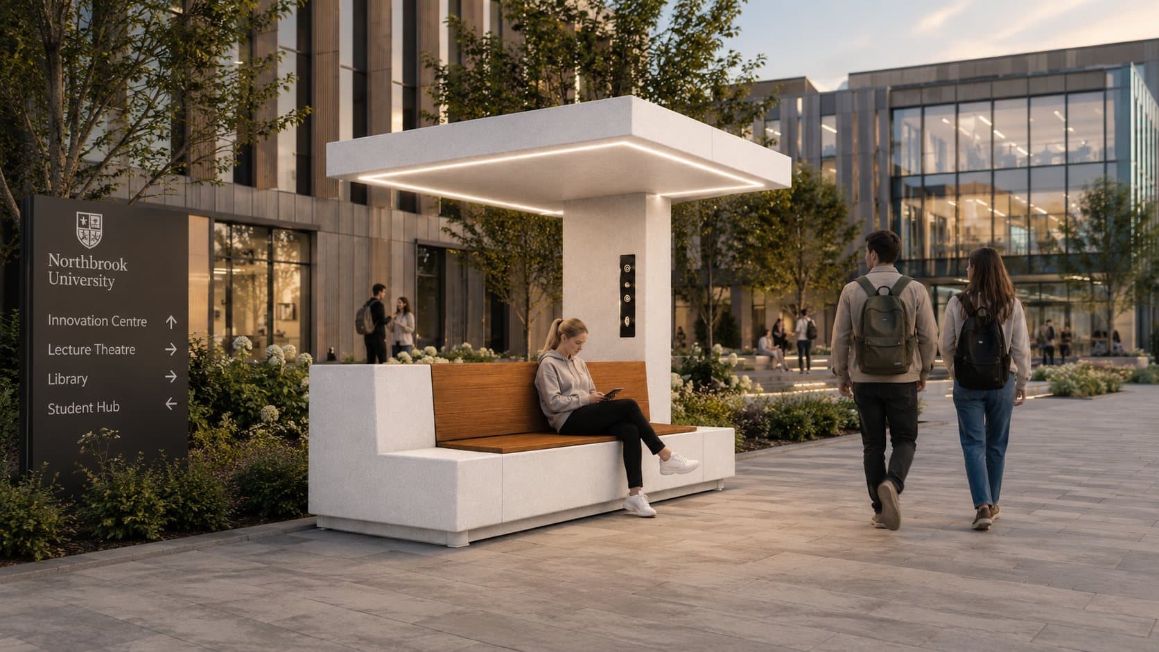 Mobilier urbain Beaton en écoles et campus