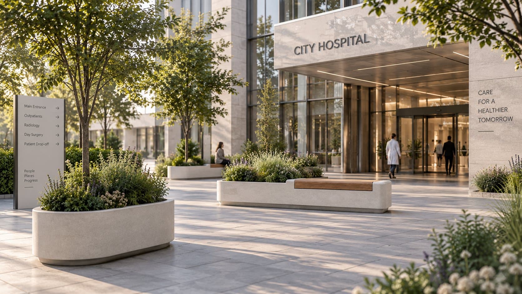 Mobilier urbain Beaton en santé