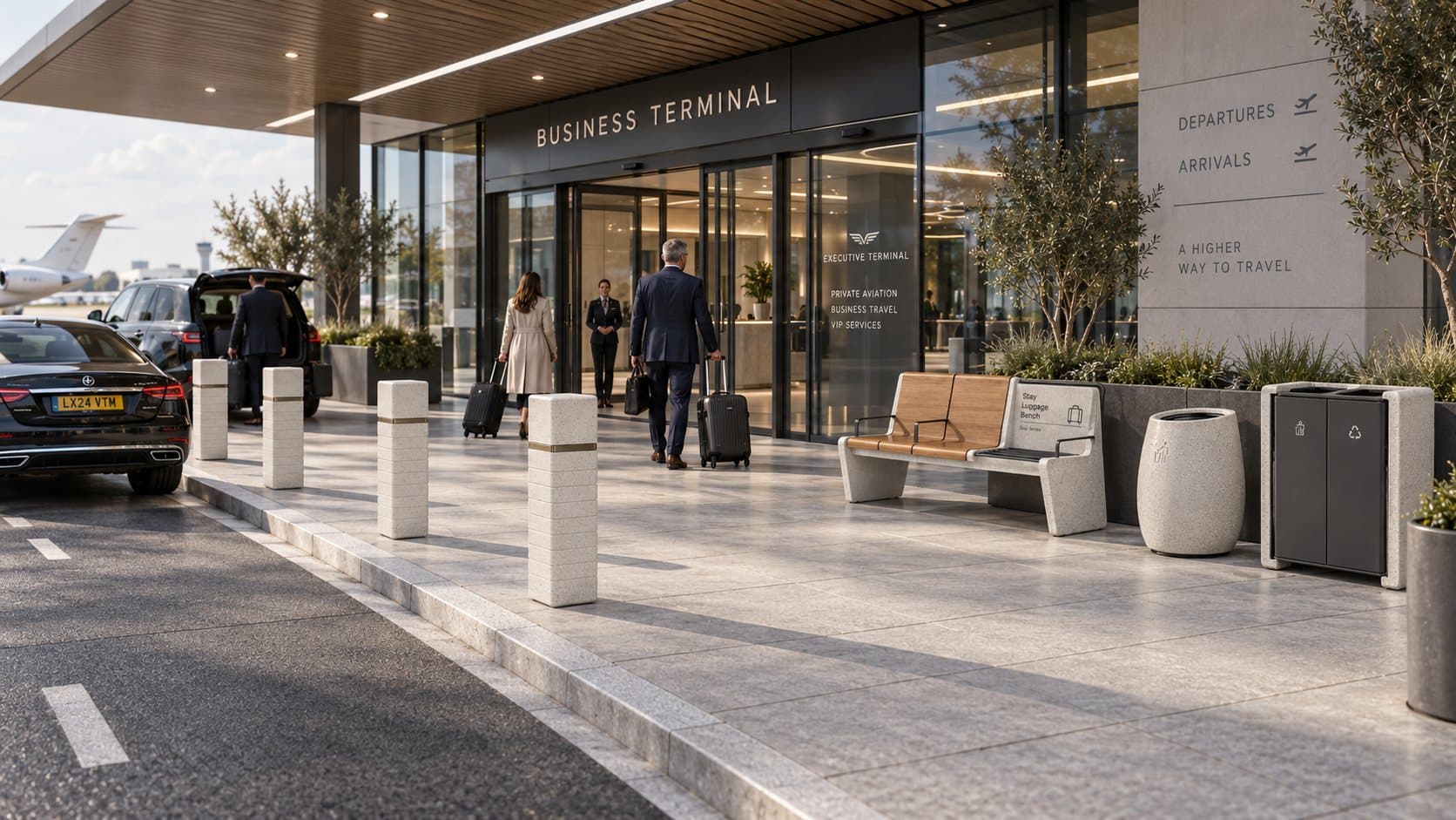 Mobilier urbain Beaton en aéroports et transports