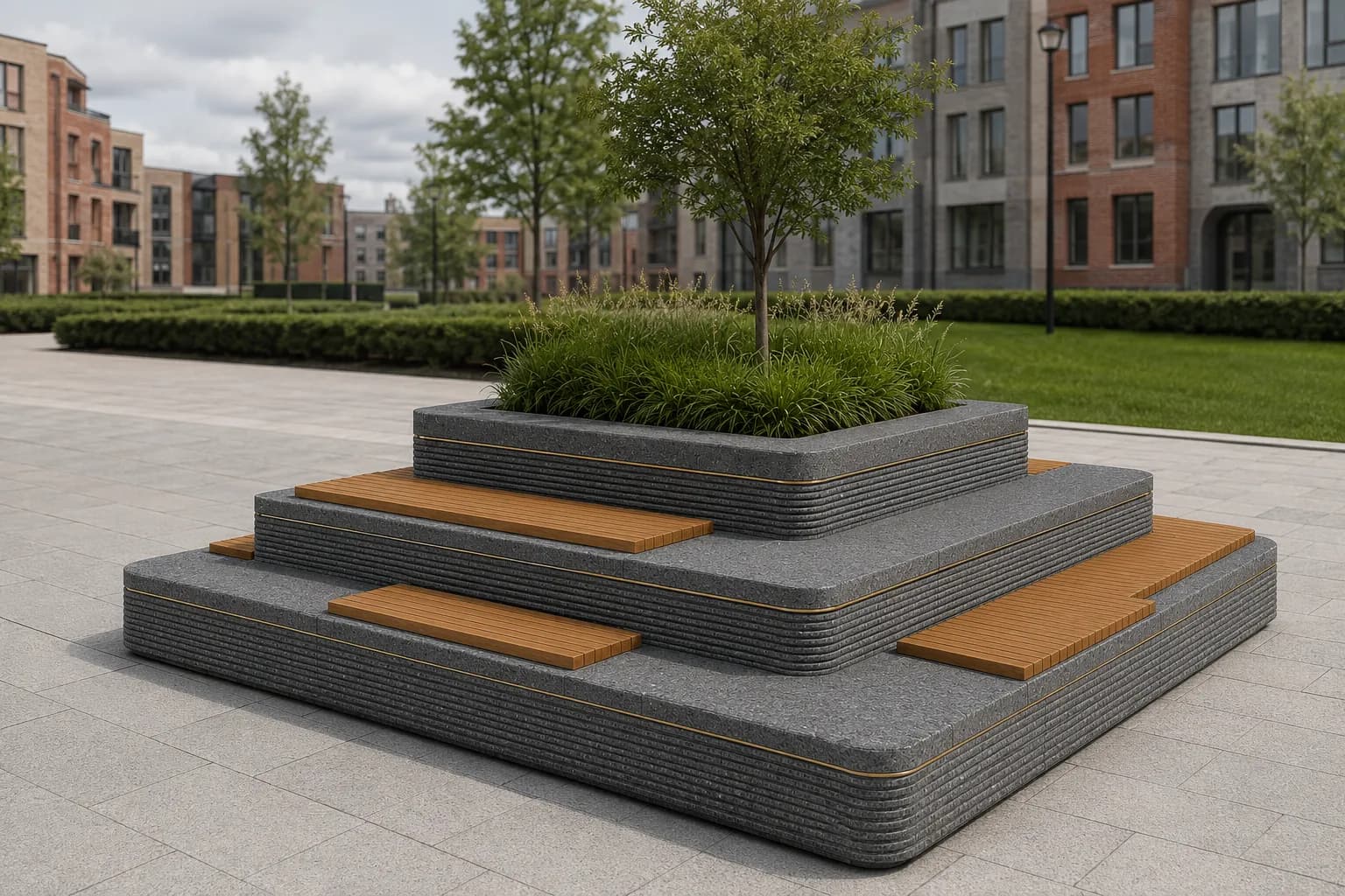 Jardinière-assise Liora Nexus — 2