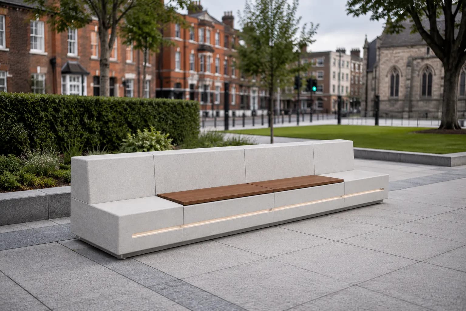 Système de bancs modulaires Caven Rest — 1