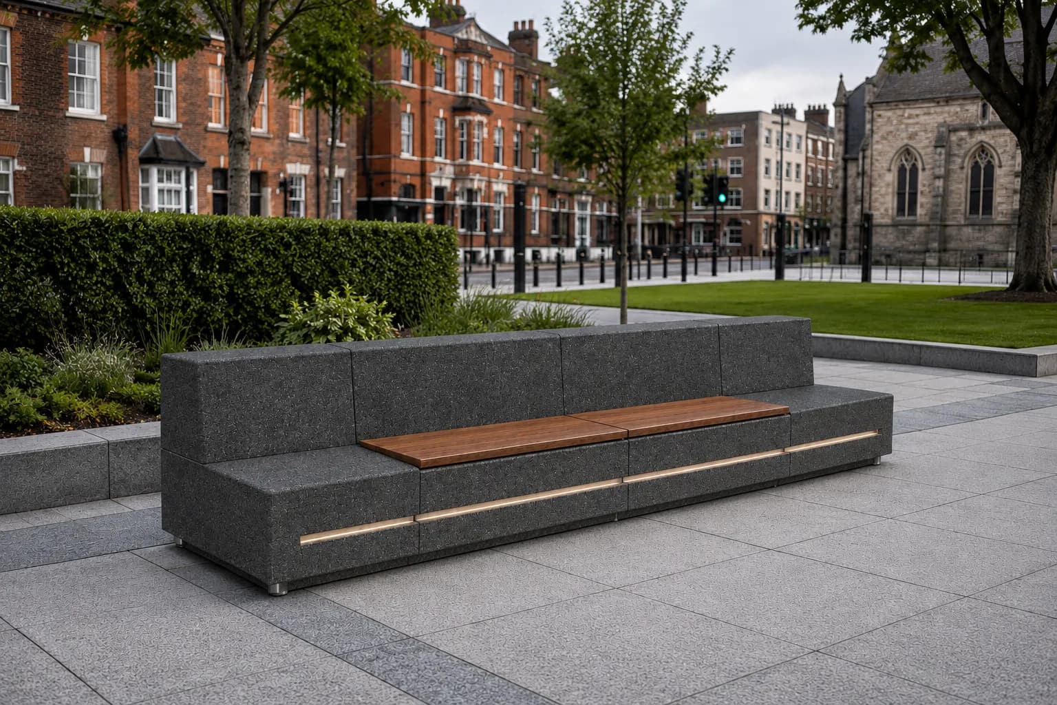 Système de bancs modulaires Caven Rest — 2